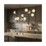 Armstrong Linear Chandelier, Burnished Brass by Four Hands — ESS_1