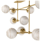 Armstrong Linear Chandelier, Burnished Brass by Four Hands — DET_1