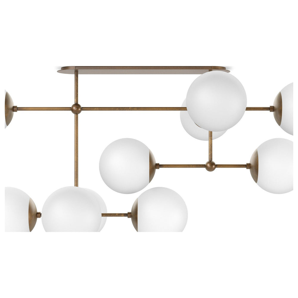 Armstrong Linear Chandelier, Heritage Bronze Brass by Four Hands — PRM_1