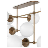 Armstrong Linear Chandelier, Heritage Bronze Brass by Four Hands — DET_1