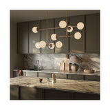 Armstrong Linear Chandelier, Heritage Bronze Brass by Four Hands — ESS_1