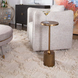 Sanaga Drink Table, Gold-Furniture - Accent Tables-High Fashion Home
