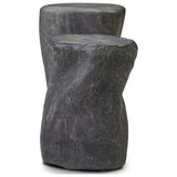 Bomba End Table Set, Textured Black Concrete by Four Hands — FRT_1