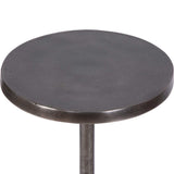 Sanaga Drink Table, Nickel-Furniture - Accent Tables-High Fashion Home