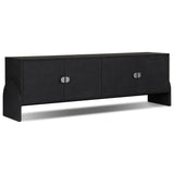 Cressida Media Console, Black Linen by Four Hands — PRM_1