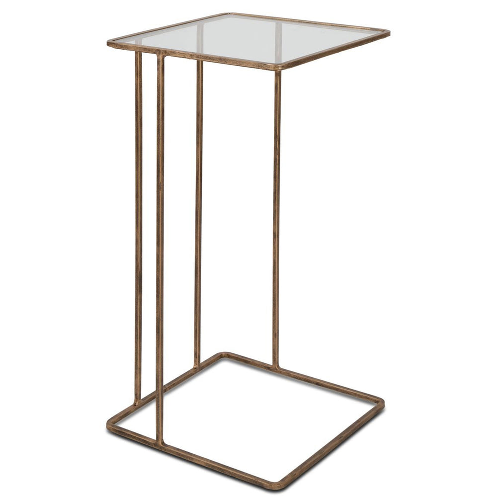 Cadmus Accent Table, Gold-Furniture - Accent Tables-High Fashion Home