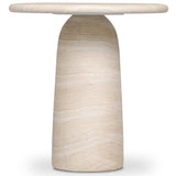 Janice End Table, Sand Striae by Four Hands-Furniture - Accent Tables-High Fashion Home