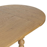 Blinn Oval Leaf Extension Dining Table, Worn Oak by Four Hands