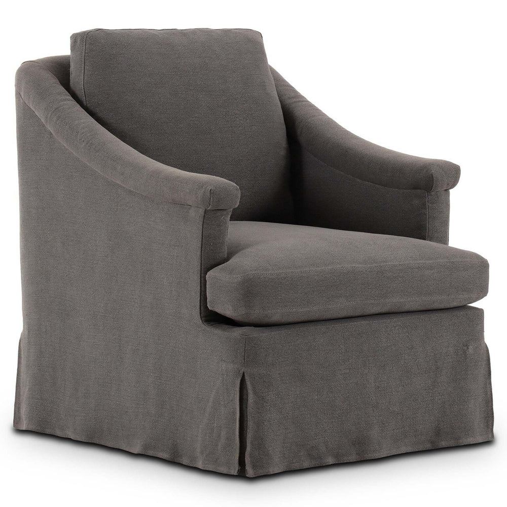 Joplin Swivel Chair, Broadway Denim by Four Hands