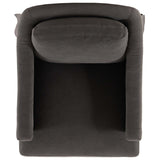 Joplin Swivel Chair, Broadway Denim by Four Hands