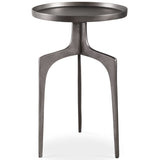 Kenna Accent Table, Nickel