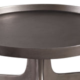 Kenna Accent Table, Nickel