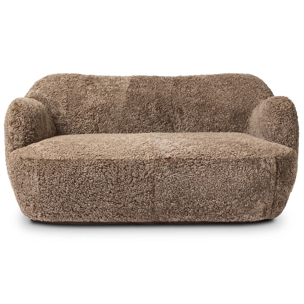 Julius Sofa, Taupe Shearling by Four Hands