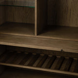 Salta Bar Cabinet, Brown Oak by Four Hands