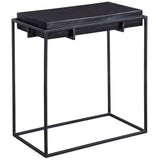 Telone Side Table, Antique Black-Furniture - Accent Tables-High Fashion Home