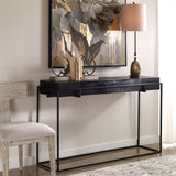Telone Console Table, Antique Black-Furniture - Accent Tables-High Fashion Home