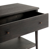 Lizzy Nightstand, Smoked Black by Amber Lewis x Four Hands-Furniture - Bedroom-High Fashion Home
