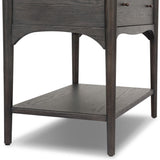 Lizzy Nightstand, Smoked Black by Amber Lewis x Four Hands-Furniture - Bedroom-High Fashion Home