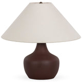 Leti Table Lamp, Dark Aubergine by Four Hands