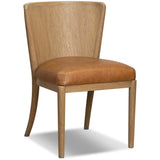 Lismore Leather Dining Chair, ISonoma Chestnut, Set of 2 by Four Hands