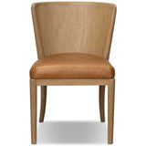 Lismore Leather Dining Chair, ISonoma Chestnut, Set of 2 by Four Hands