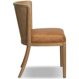 Lismore Leather Dining Chair, ISonoma Chestnut, Set of 2 by Four Hands