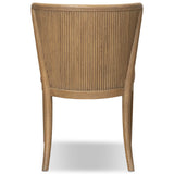 Lismore Leather Dining Chair, ISonoma Chestnut, Set of 2 by Four Hands
