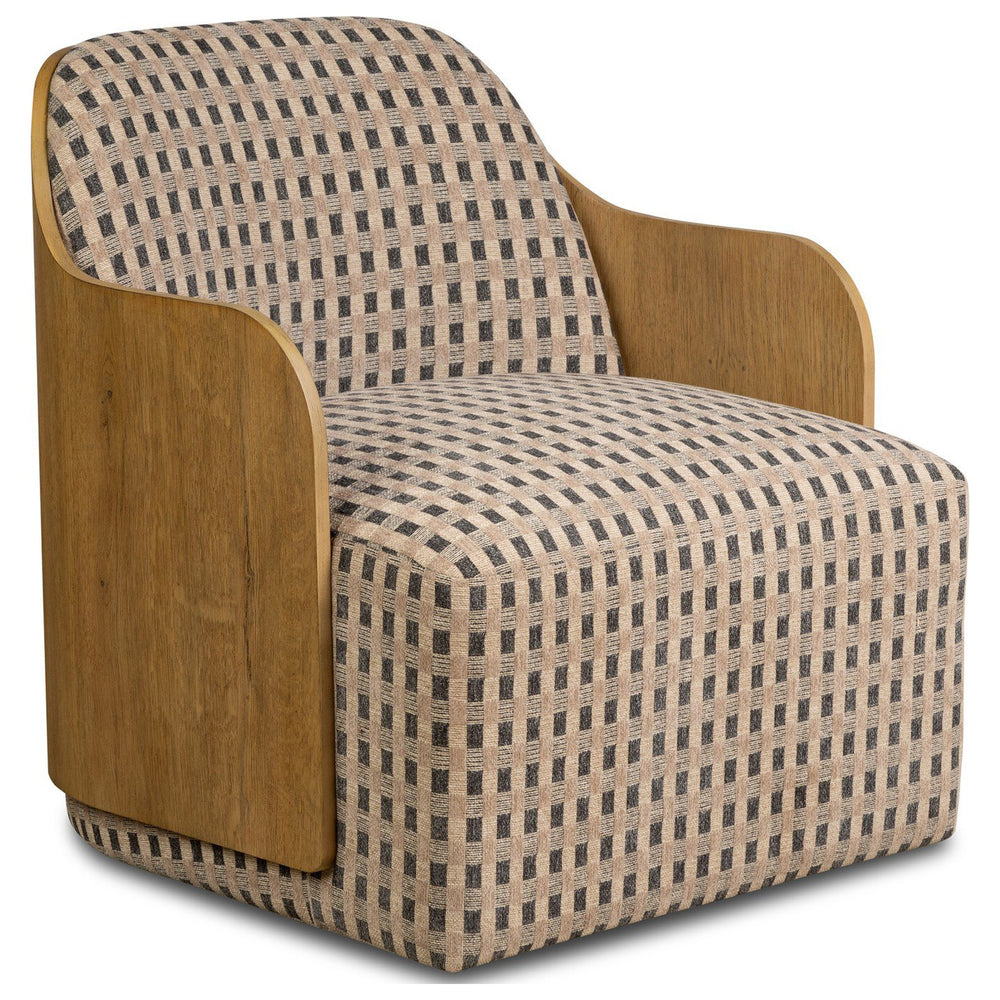 Hemphill Swivel Chair, Firefinch Fawn by Four Hands — PRM_1