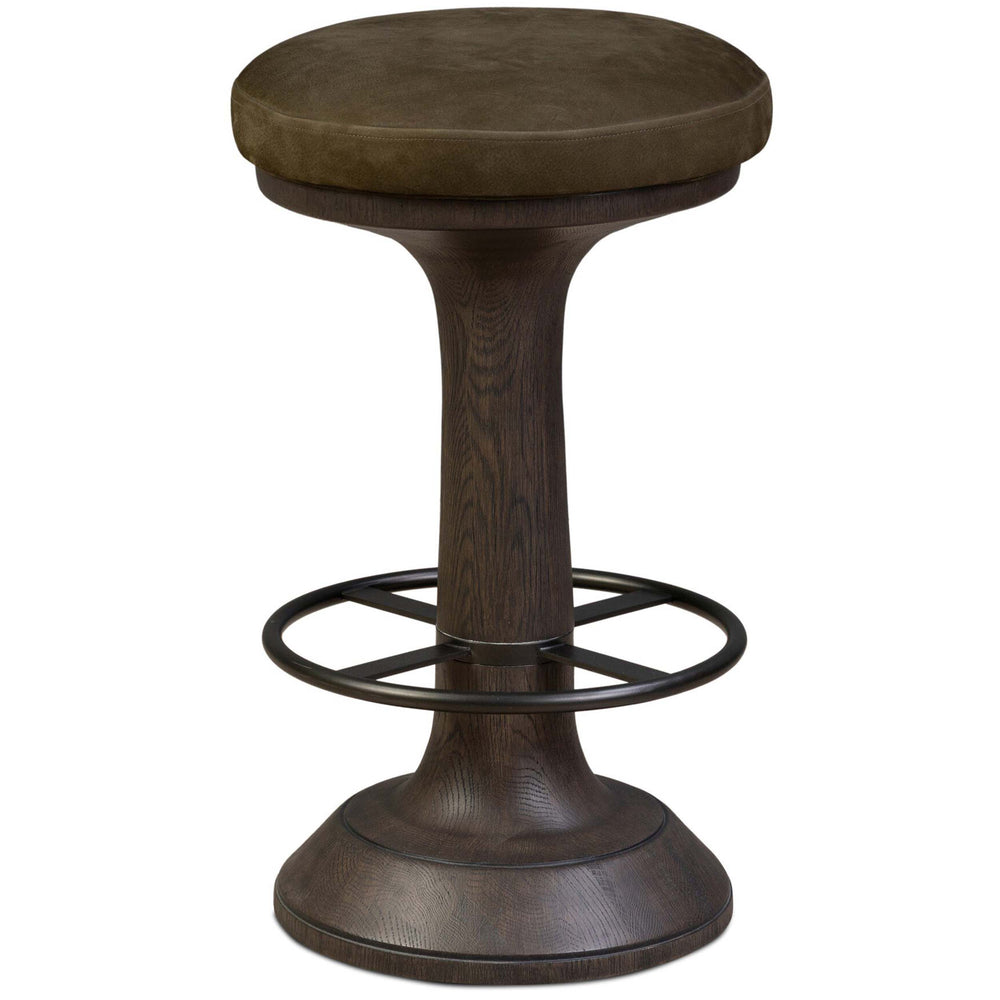 Montclair Counter Stool, Nubuck Olive by Four Hands