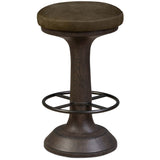 Montclair Counter Stool, Nubuck Olive by Four Hands