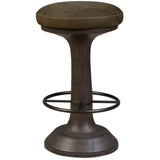 Montclair Counter Stool, Nubuck Olive by Four Hands