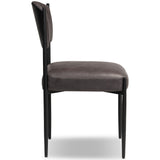 Bellaire Leather Dining Chair, Palermo Black, Set of 2 by Four Hands