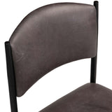 Bellaire Leather Dining Chair, Palermo Black, Set of 2 by Four Hands