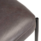 Bellaire Leather Dining Chair, Palermo Black, Set of 2 by Four Hands