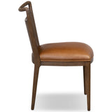 Jessen Leather Dining Chair, Sonoma Chestnut, Set of 2 by Four Hands
