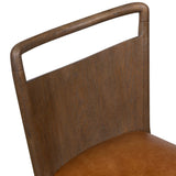 Jessen Leather Dining Chair, Sonoma Chestnut, Set of 2 by Four Hands