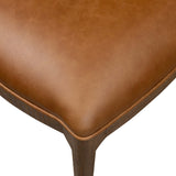 Jessen Leather Dining Chair, Sonoma Chestnut, Set of 2 by Four Hands