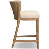 Lismore Stool, Irving Flax by Four Hands