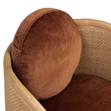 Roslin Swivel Chair, Altair Sienna by Four Hands