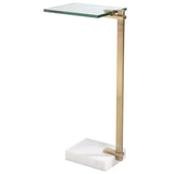 Butler Accent Table, White-Furniture - Accent Tables-High Fashion Home