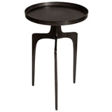 Kenna Accent Table, Bronze-Furniture - Accent Tables-High Fashion Home