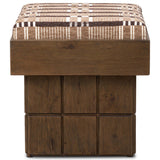 Kubi Accent Stool, Sandhill Cocoa by Four Hands