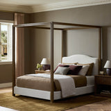 Jodie Canopy Bed, Laughlin Bone by Amber Lewis x Four Hands