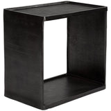 Derwent Side Table, Dark Nickel-Furniture - Accent Tables-High Fashion Home