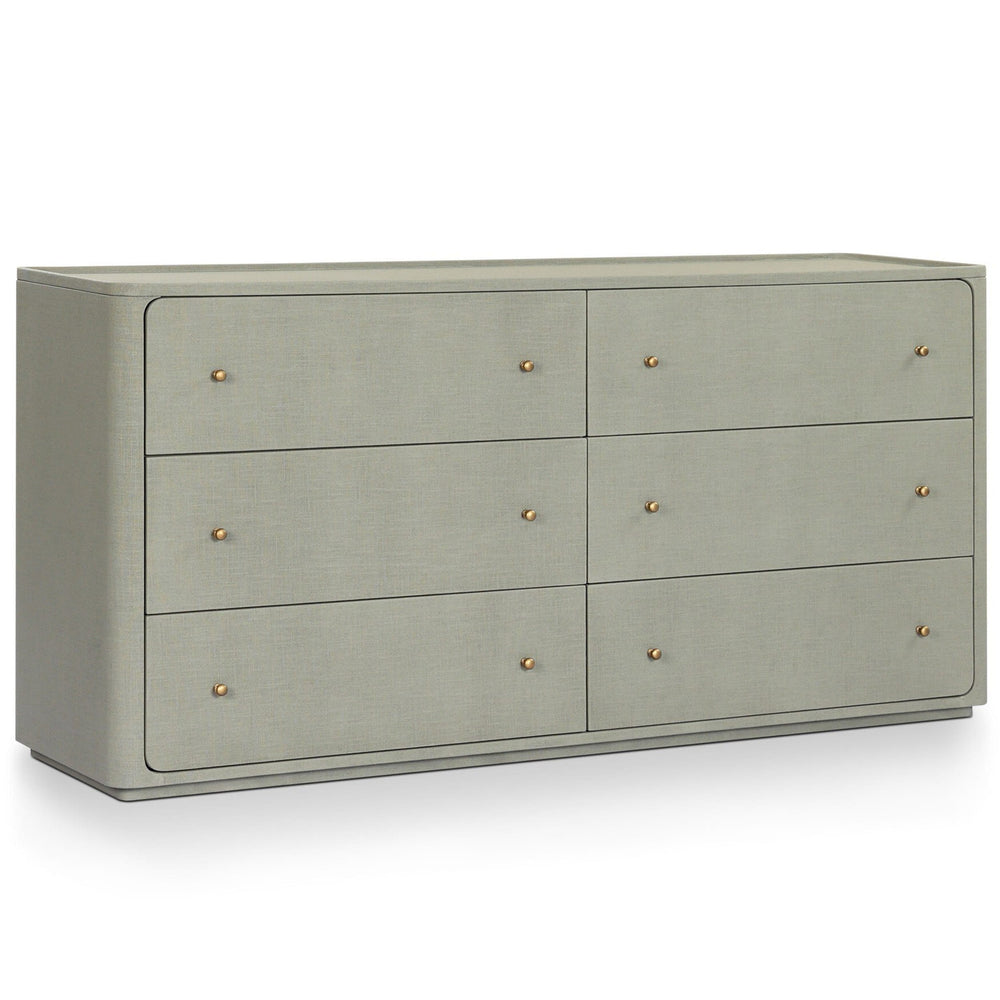 Paula 6 Drawer Dresser, Laurel Sage by Amber Lewis x Four Hands-Furniture - Bedroom-High Fashion Home