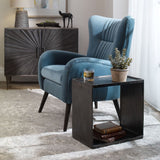 Derwent Side Table, Dark Nickel-Furniture - Accent Tables-High Fashion Home