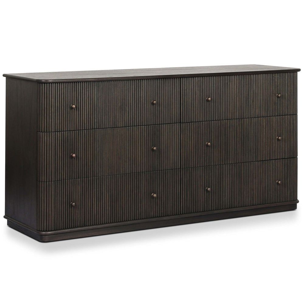 Ona 6 Drawer Dresser, Smoked Black by Four Hands