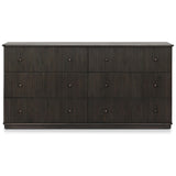 Ona 6 Drawer Dresser, Smoked Black by Four Hands