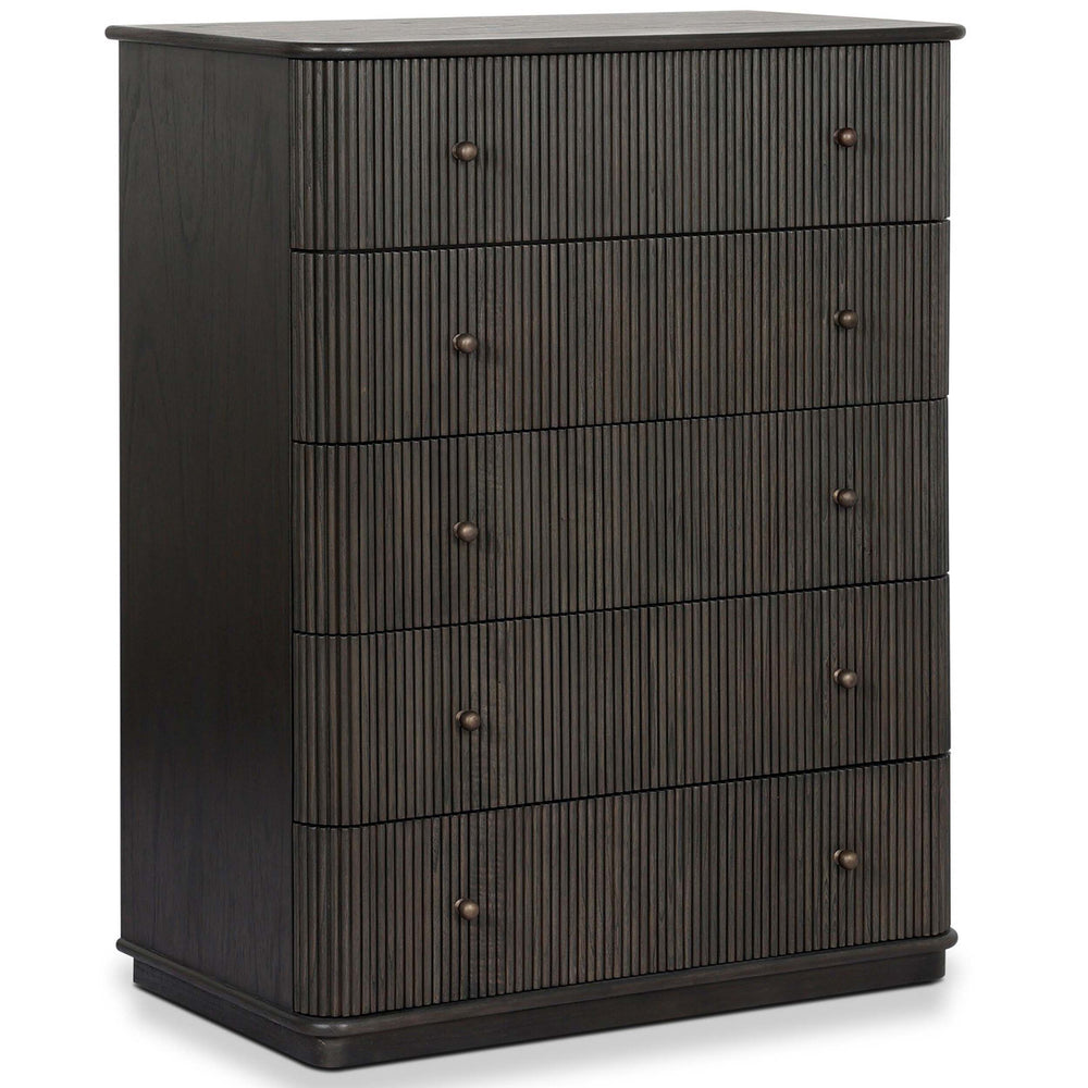 Ona Tall Dresser, Smoked Black by Four Hands