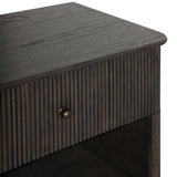 Ona Nightstand, Smoked Black by Four Hands